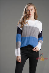 Striped Loose Pullover Sweater