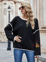 Round Neck Loose Plus Size Sweater