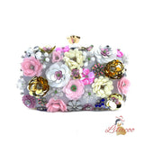 Flower Beaded Bag Banquet Wedding Dinner Bag