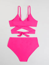 Cross Straps Beach Slim Bikini