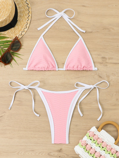 Women Triangular Split Bikini