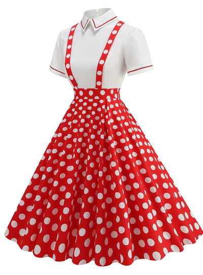 Palace College Polka-dot Retro Dress