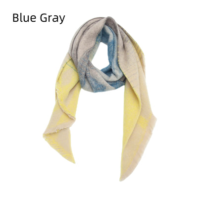 Thickened Heometric Bevel Scarf