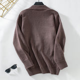 Single Button Breasted Sweater Coat