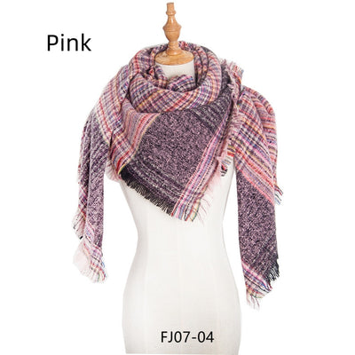 Fine Square Scarf Padded Scarf Shawl