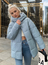 Women's Cotton-padded Down Jacket Coat