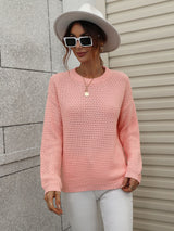 Women Round Neck Loose Sweater