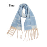 Thickened Jacquard Coarse Fringed Scarf