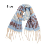 Coarse Tassel Jacquard Scarf