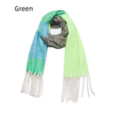 Thick Tassel Color Matching Thick Scarf