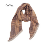 Jacquard Plaid Bevel Scarf