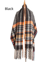 Coarse Tassel Color Matching Scarf