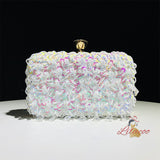 Holding Evening Double-sided Beaded Sequined Bag