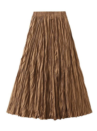 Women Slim Pleated Skirt