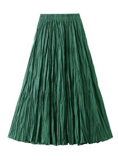 Women Slim Pleated Skirt