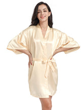 Women Loose Silk Nightgown