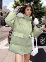 Loose Slim and Thick Short Cotton-padded Jacket