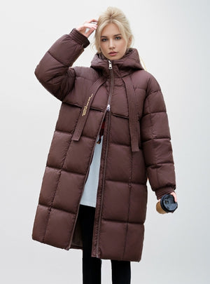 Casual Long Padded Cotton Down Coat