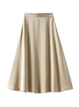 Women Satin Silk Slip Skirt