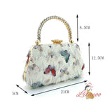 Dancing Butterfly Tassel Handbag Dinner Bag