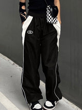 Straight Elastic Waist Sport Pant