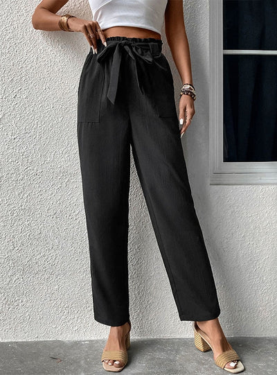 High Waist Trousers Casual Pants