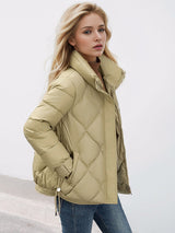 Stand-up Collar Loose Padded Down Coat