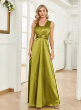 Sexy Green Sleeveless Prom Dress