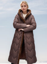 Long Over-the-knee Cotton-padded Jacket Coat