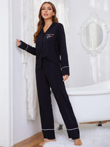 Long Sleeve Pajamas Suit