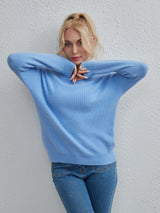 Round Neck Leisure Pullover Sweater