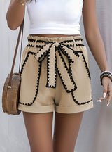 Apricot Pocket Casual Shorts