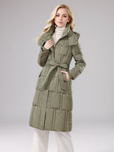 Long Hooded Loose Padded Cotton-padded Jacket Coat