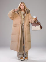 Medium and Long Thick Over-the-knee Down Coat