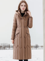 Slim Thick and Loose Long Cotton-padded Jacket