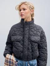 Short Diamond Light Loose Cotton-padded Jacket