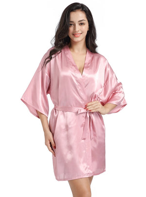 Women Loose Silk Nightgown