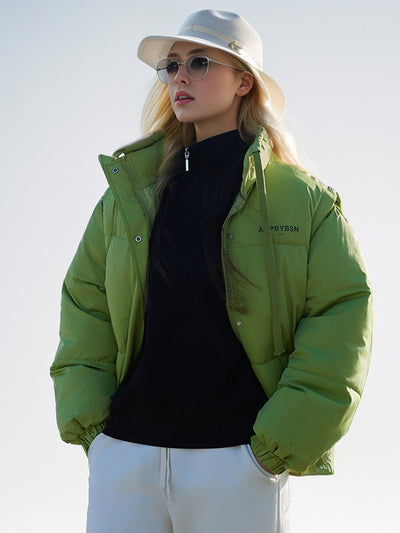 Short Thick Cotton-padded Jacket