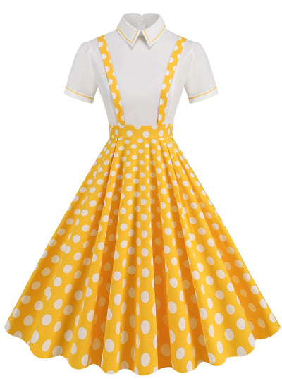 Palace College Polka-dot Retro Dress