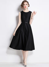 Sleeveless Slim Waist Party Dress