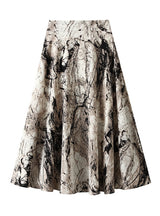 Landscape Painting Print Skirt