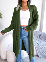 Casual Joker Lapel Long Cardigan Sweater Coat