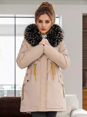 Medium-and-long Length Down Jacket Coat