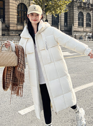 Winter Long Over-the-knee Loose Padded Coat