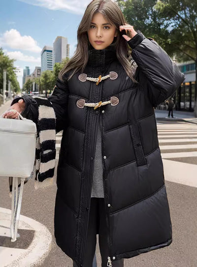 Loose Long Cotton-padded Jacket Coat