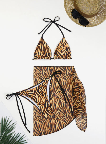 Women Three-piece Bikini Suit