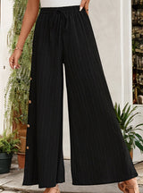 Casual High Waist Wide Leg Trousers Pant