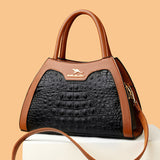 Crocodile One-shoulder Handbag