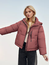 Thickened Vertical Collar Cotton-padded Down Jacket