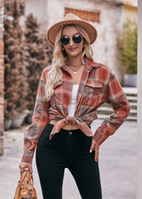 Casual Fashion Loose Plaid Shirt